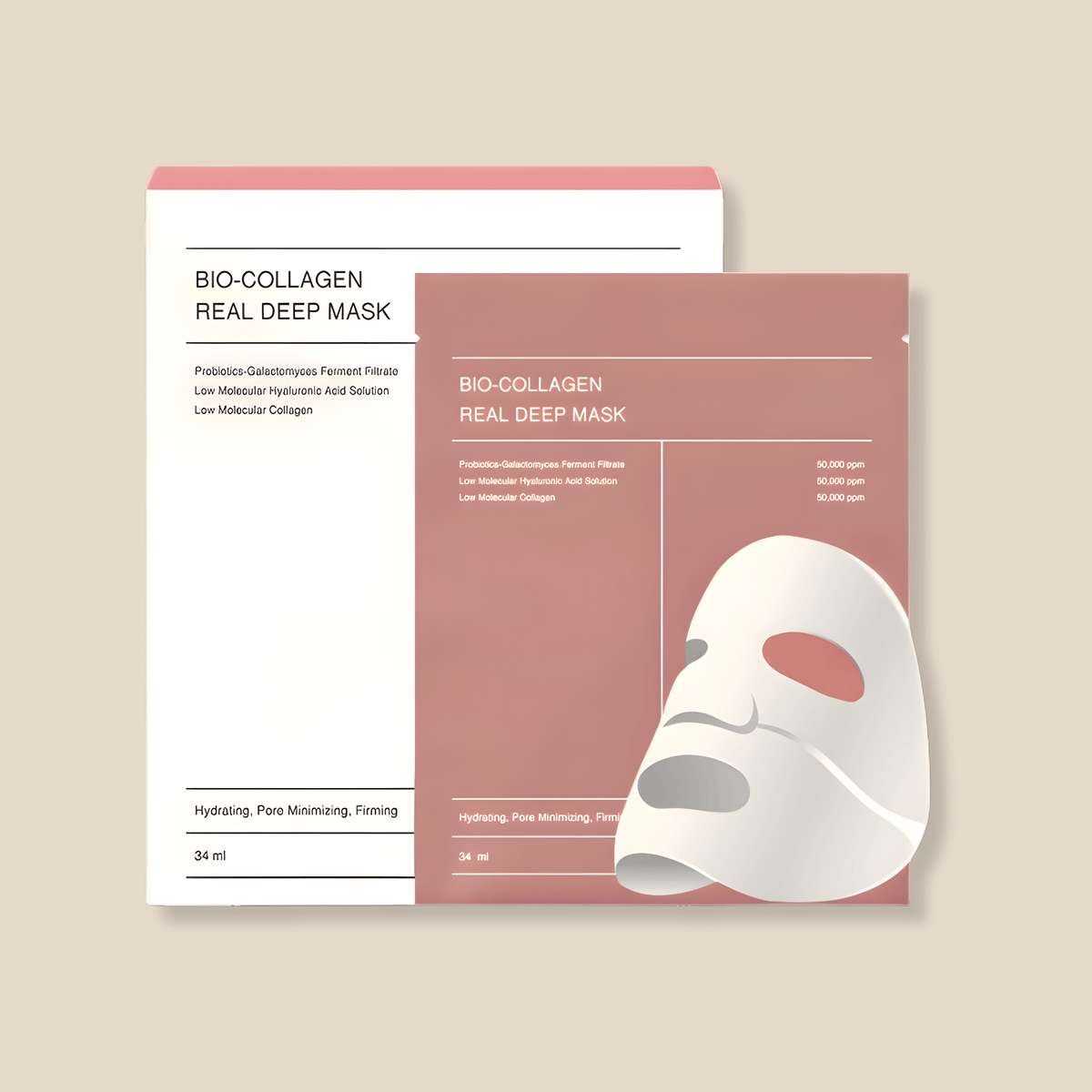 Masque bio-collagène - 1 Pièce