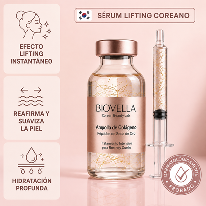 BioVella – Sérum Coreano con Efecto Lifting (Visible desde la Primera Aplicación)